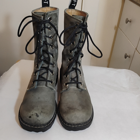 John Fluevog Moto Combat boots Size 7.5 - Picture 15 of 15